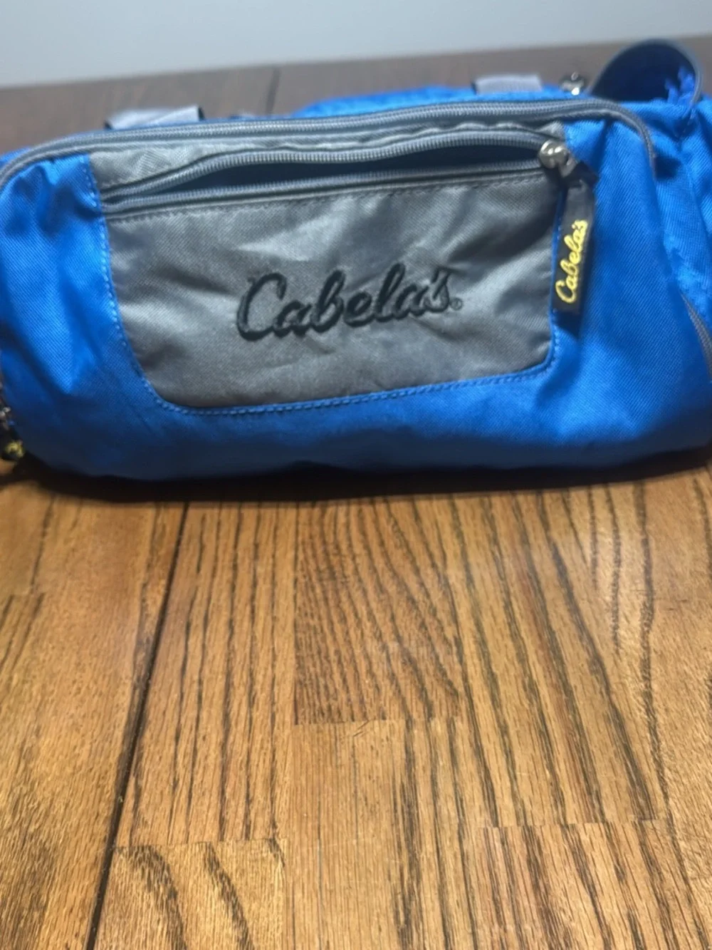 Cabela's Blue and Gray Duffel Waist Pack